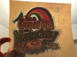 I'm a Great Kid Naturally Vintage T Shirt Iron On Transfer 70s - Picture 1 of 4