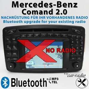 Bluetooth Nachrüstung Umbau für Mercedes Comand 2.0 Modernisierung BT Upgrade - Bild 1 von 5