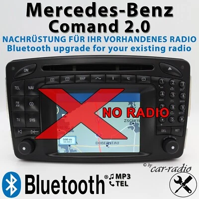Bluetooth Nachrüstung Umbau für Mercedes Comand 2.0 Modernisierung BT Upgrade - Bild 1 von 4