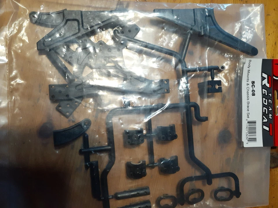 redcat rc remote # sc-08 body mount&chassis brace set - Image 1 of 1