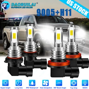For Dodge RAM 1500 2500 3500 4500 2013 2014 2015 6000K LED Headlight Light Bulbs - Picture 1 of 19