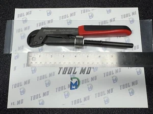 Snap-on Tools NOS RED 8-5/8" Soft Grip Quick Adjust Pliers Wrench PWZ0QA - Foto 1 di 14