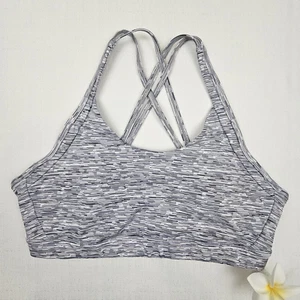 Zyia Active Sports Bra Womens XXL Heather Gray Neutral Minimal Core Athleisure - Picture 1 of 9