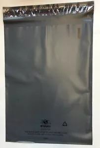 100 sobres reciclables de bolsa de polietileno 7,5x10,5 gris gris sin forrar auto-sellado - Imagen 1 de 1