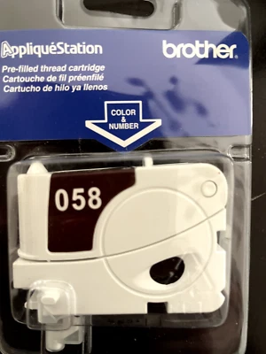 Brother Applique Station Pre-Filled Thread Cartridge 058 -Dark Brown TAC058 - Image 1 of 2