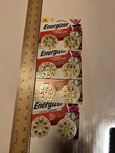 Energizer EZ Turn & Lock Hearing Aid Batteries 16 count AZ10DP SIZE 10 Lot of 4 - Picture 1 of 5