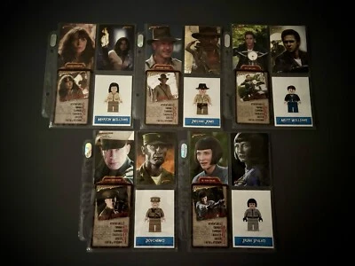 Indiana Jones™ TOPPS LEGO TRUMPS Marion Indy Mutt Spalko Dovchenko CCG CARD SET - Image 1 of 4