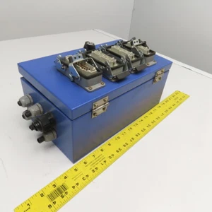 16 Position 4 Plug Cam Lock Junction Box 14" x 8" x 5" Electrical Enclosure - Picture 1 of 9