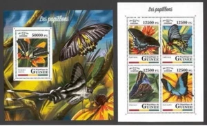 Guinea 2018 - Insects/ Fauna / Butterflies - stamps - Timbres - MNH** SN. - Picture 1 of 1