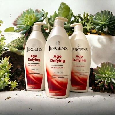 3 lociones hidratantes multivitamínicas Jergens Age Defying 20,2 OZ - 10/2026 Foto 1 de 4