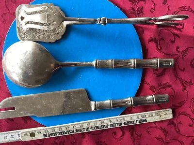 Tre Posate Dolce  SILVERPLATE Della San Marco - Immagine 1 di 4