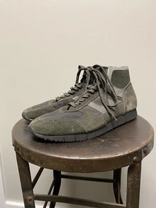Marc Ecko Hiking Fashion Chukka Boots Mens Sz 12 Green Gray Booties - Picture 1 of 8