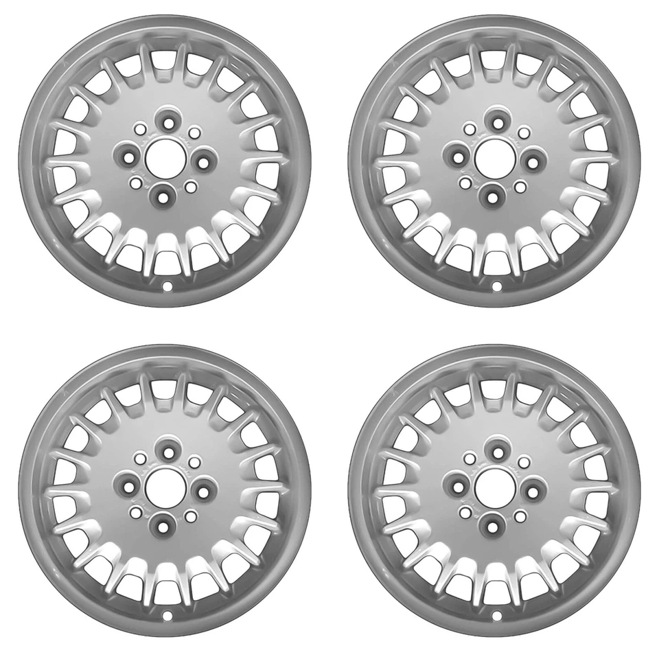 BMW 325i 318i 325e 1984-1992 14" OEM Wheels Rims Set 1125688 - Image 1 of 1