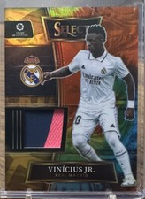 2022-23 Panini Select La Liga Vinícius Jr. Tie-dye Dual Mem Game Worn 8/20 