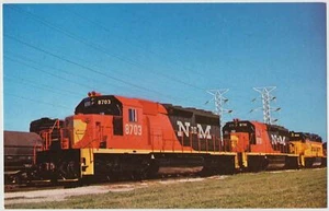 Locomotoras Ferrocarriles Nacionales de México Nº 8703 y 8701 - Imagen 1 de 2