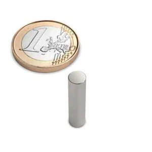 Juego de imanes de varilla años 50 diámetro 5x20 mm neodimio niquelado - superimán N45 - Imagen 1 de 3