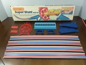 Rare Vintage 1977 Matchbox Lesney Super Stunt Track Set W/Box Ring Of Fire - Bild 1 von 18