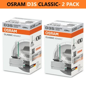 2x OSRAM Xenarc D3S - 66340 CLC 12V 35W 4300K PK32d-5 HID Xenon Headlight Bulb - Picture 1 of 2