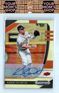 2020 Panini Prizm Draft #PDP78 Kaden Polcovich Base Autographs Silver Prizm - Picture 1 of 2