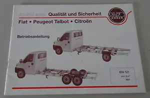 Istruzioni D'Uso Al-Ko AMC Chassis per Fiat / Peugeot/Talbot/Citroen V.1995 - Foto 1 di 2