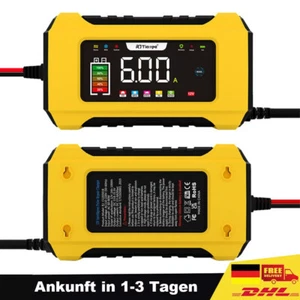 Cargador de Batería Inteligente Coche Impulso Reparación Cargador de Conservación 12V 6A - Imagen 1 de 9