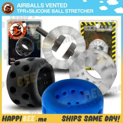 OXBALLS AIRBALLS SQUEEZE Ball Stretcher🍯Male Penis Morph Ball Bender BallRing - Image 1 of 4