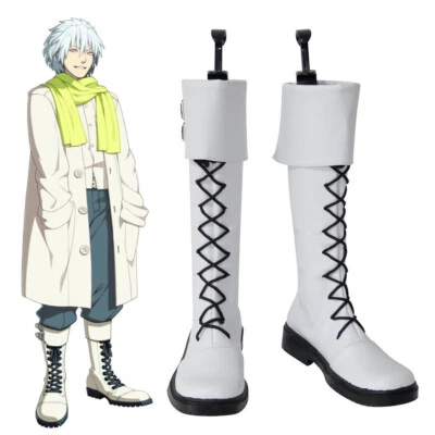 Zapatos con disfraces transparentes DRAMAtical Murder DMMd botas blancas con cordones/ Foto 1 de 4