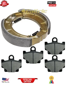 Front Brake Pads & Rear Shoes for Yamaha XJ750 XJ750D XJ750M Maxim 750 1981-83 - Picture 1 of 2