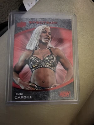 2021 Upper Deck AEW Spectrum Jade Cargill #58 Red 36/50 RC Rookie WWE AEW - Image 1 of 2