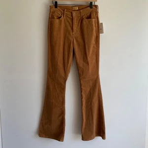 Mother The Weekender Cordhose Gr. 28 Tabak 90er Schlag Boho Festival Neu mit Etikett - Bild 1 von 8