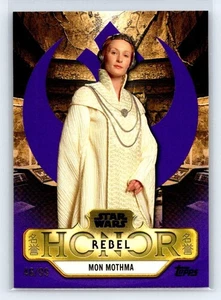 MON MOTHMA 2025 Topps Star Wars Meiyo Rebel Honor Purple #RBH-9 46/99 - Picture 1 of 2