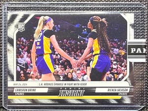 🏀 Cameron Brink / Rickea Jackson - RC - White Tiger - 3/5 - 2024 Panini Instant - Picture 1 of 8