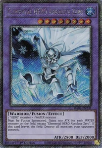 Yugioh Elemental HERO Absolute Zero RA03-EN231 - Platino Secreto Raro - Imagen 1 de 1