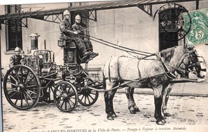 CPA 75 Services des SAPEURS-POMPIERS - Pompe à Vapeur - Imagen 1 de 2