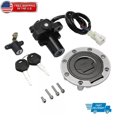 Ignition Switch Gas Cap For Yamaha XJ6 YZF R6 R1 MT03 MT09 FJR1300 FZ6 FZ6R FZ09 - Изображение 1 из 4