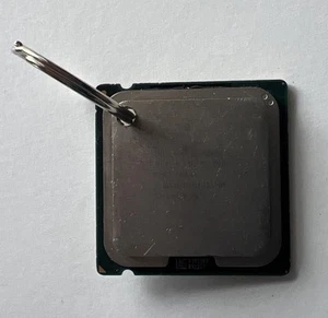 Genuine Intel CPU Keychain with Key Chain Creative Custom Made In USA LGA 775 - Picture 1 of 4