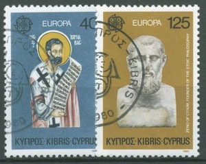 Zypern 1980 Europa CEPT Bedeutende Persönlichkeiten 520/21 gestempelt - Bild 1 von 1