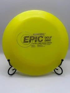 Aerobie Epic Ultra Long Range Driver 169g Yellow No Ink Used 7.5/10 - Picture 1 of 2