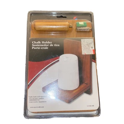 Accesorio de piscina Sportcraft montado en la pared cono de madera soporte de tiza grande Foto 1 de 2