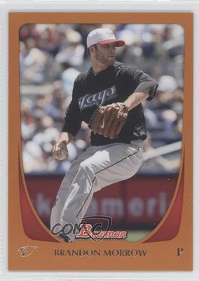 2011 Bowman Orange /250 Brandon Morrow #157 - Image 1 of 2