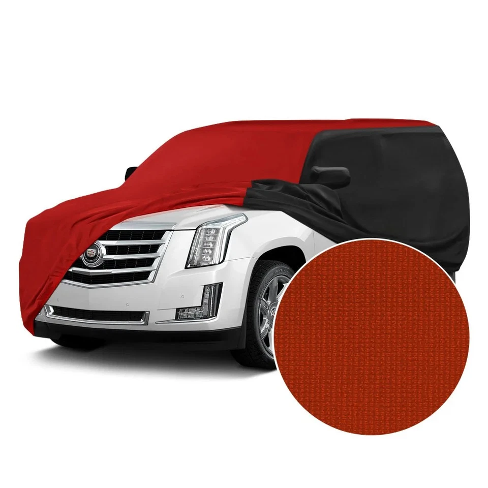 For Chevy Express 2500 00 Car Cover Satin Stretch Indoor Adrenaline Red Custom — 第 1/4 张图片