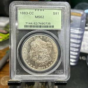 1883-CC MS62 Light Toning   (lookProof Like) Morgan Silver Dollar PCGS Certified - Picture 1 of 14