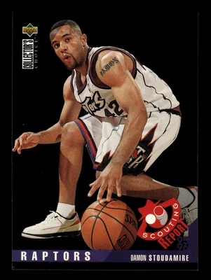 1995-96 Collector's Choice #346 Damon Stoudamire Toronto Raptors - Image 1 of 2