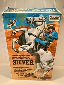 Vintage Gabriel Lone Ranger Silver Horse W/ Box 1975 - Picture 1 of 6