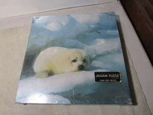 Vintage Springbok 500 Piece Puzzle - FURRY - Seal Pup 1978 NEW - Picture 1 of 4