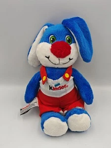Juguete de peluche suave Kinder chocolate azul conejito conejo - Imagen 1 de 5