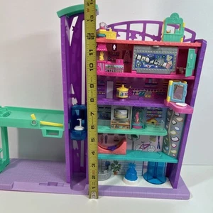 Polly Pocket Pollyville Mega Mall Playset with 6 Floors Elevator, 2018 Mattel - Picture 1 of 13