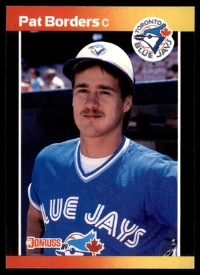 1989 Donruss #560 Pat Borders Toronto Blue Jays RC Rookie - Image 1 of 2