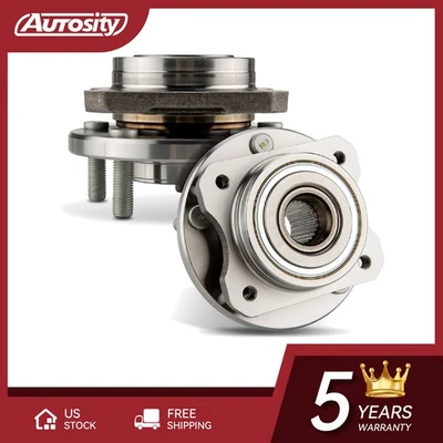 Pair Front Wheel Hub and Bearing Assembly For Plymouth Voyager 1996-2000 513123 - Image 1 of 4