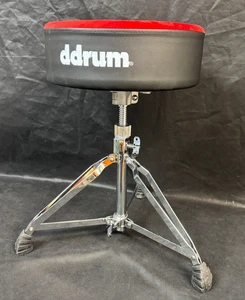 ddrum FAT Drum Throne.  Black/Red.  Mint condition - Picture 1 of 15